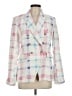 Maison d' Amelie 100% Baumwolle Checkered-gingham Ivory Blazer Size M - photo 1