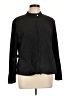 Sigrid Olsen 100% Polyester Argyle Black Jacket Size L (estimated) - photo 1