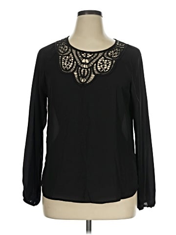 Xhilaration Long Sleeve Blouse (view 1)