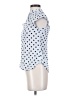 J.Crew Polka Dots Blue Sleeveless Blouse Size XXS (petite) - photo 5
