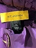 St. John 100% Polyester Purple Jacket Size 10 - photo 6