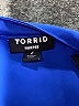 Torrid 100% Polyester Blue 3/4 Sleeve Blouse Size 2X Plus (2) - photo 7