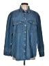 Universal Thread 100% Cotton Blue Denim Jacket Size L - photo 1
