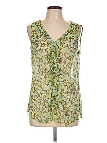 August Silk Sleeveless Blouse (view 1)