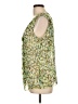 August Silk 100% Polyester Green Sleeveless Blouse Size L - photo 5