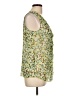 August Silk 100% Polyester Green Sleeveless Blouse Size L - photo 4