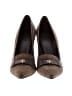 Tory Burch 100% Leather Brown Heels Size 8 1/2 - photo 2