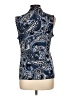 Anne Klein Blue Sleeveless Blouse Size L - photo 2