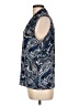 Anne Klein Blue Sleeveless Blouse Size L - photo 5