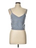 Haute Monde 100% Polyester Silver Tank Top Size L - photo 1
