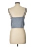 Haute Monde 100% Polyester Silver Tank Top Size L - photo 2