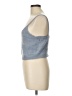 Haute Monde 100% Polyester Silver Tank Top Size L - photo 5