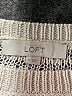 Ann Taylor LOFT 100% Cotton Ivory Pullover Sweater Size XL - photo 7