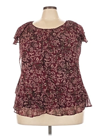 Roz & Ali Short Sleeve Blouse (view 1)