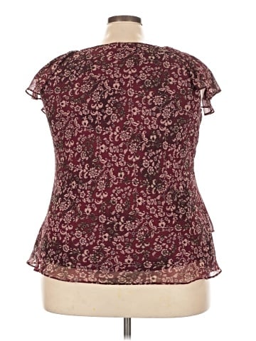 Roz & Ali Short Sleeve Blouse (view 2)