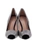 Tory Burch 100% Leather Gray Heels Size 8 1/2 - photo 2