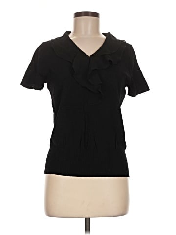Cable & Gauge Short Sleeve Blouse (view 1)