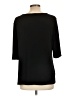 Grace Black 3/4 Sleeve Top Size L - photo 2