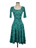 Lularoe Paisley Teal Cocktail Dress Size XXS - photo 1