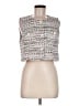Cinq à Sept 100% Polyester Silver Vest Size 6 - photo 1