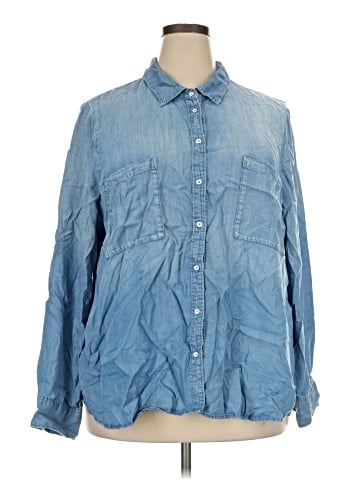 Caslon Long Sleeve Button-Down Shirt (view 1)