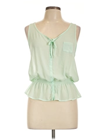 Col Story Sleeveless Blouse (view 1)