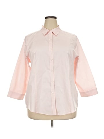 L.L.Bean 3/4 Sleeve Button-Down Shirt (view 1)