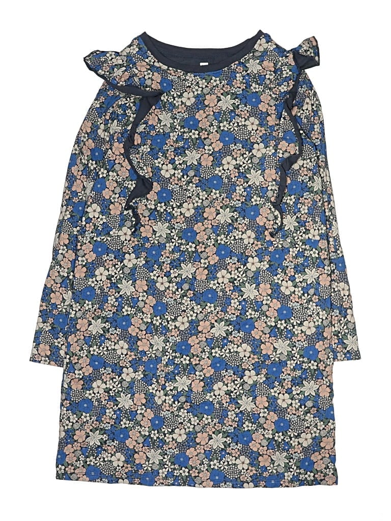 Pre-owned Tea Kids' Dress In Blue