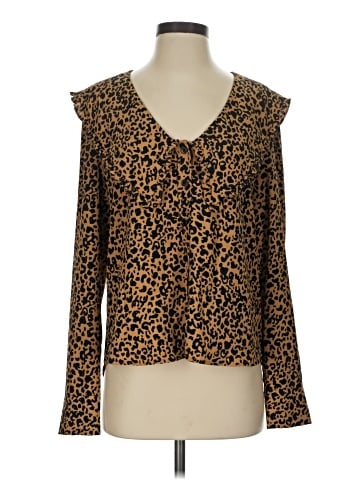 WAYF Long Sleeve Blouse (view 1)