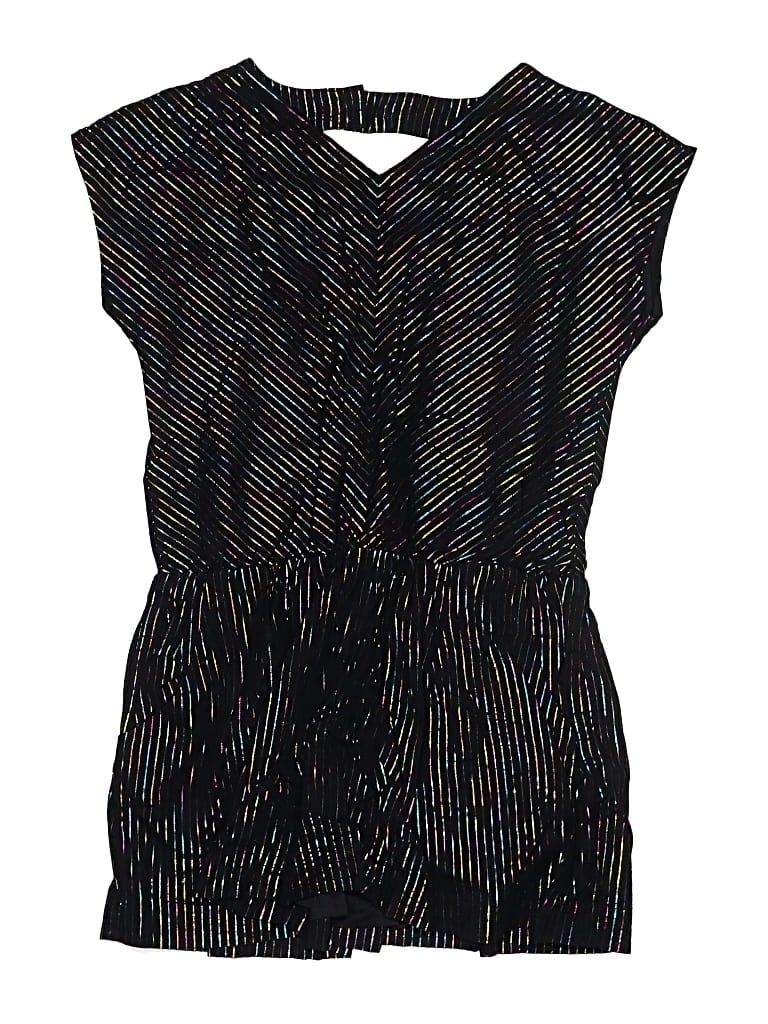 Pre-owned Tea Kids' Dress In Black