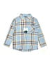 Andy & Evan 100% Cotton Blue Long Sleeve Button-Down Shirt Size 5 - photo 1