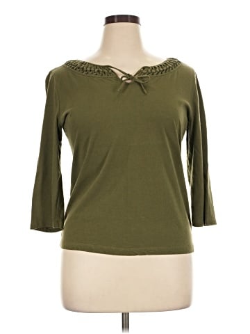 Chaps 3/4 Sleeve Top (view 1)