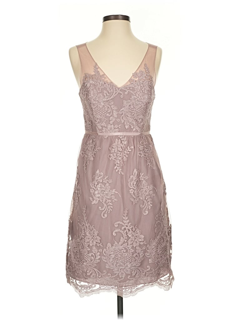 Pre-owned Jenny Yoo Collection Cocktail Dress In Gray