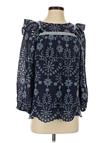 Sail to Sable 3/4 Sleeve Blouse (view 1)