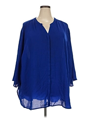 Catherines 3/4 Sleeve Blouse (view 1)