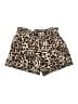 ShoSho Animal Print Gold Shorts Size XL - photo 2