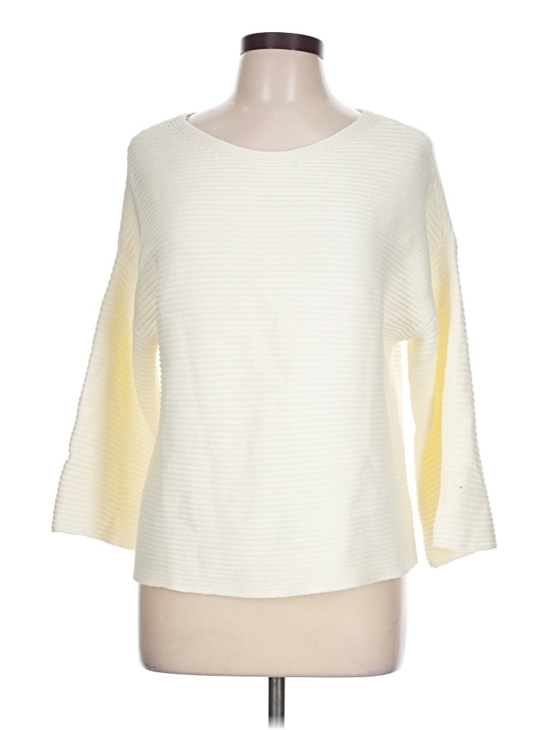Pre-owned J. Mclaughlin Pullover Sweater In Ivory