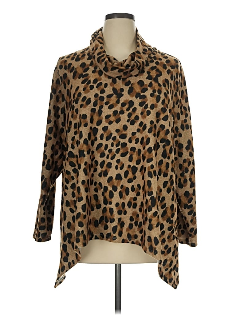 Pre-owned Ruby Rd. Cardigan Sweater In Brown