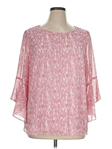 Kasper 3/4 Sleeve Blouse (view 1)