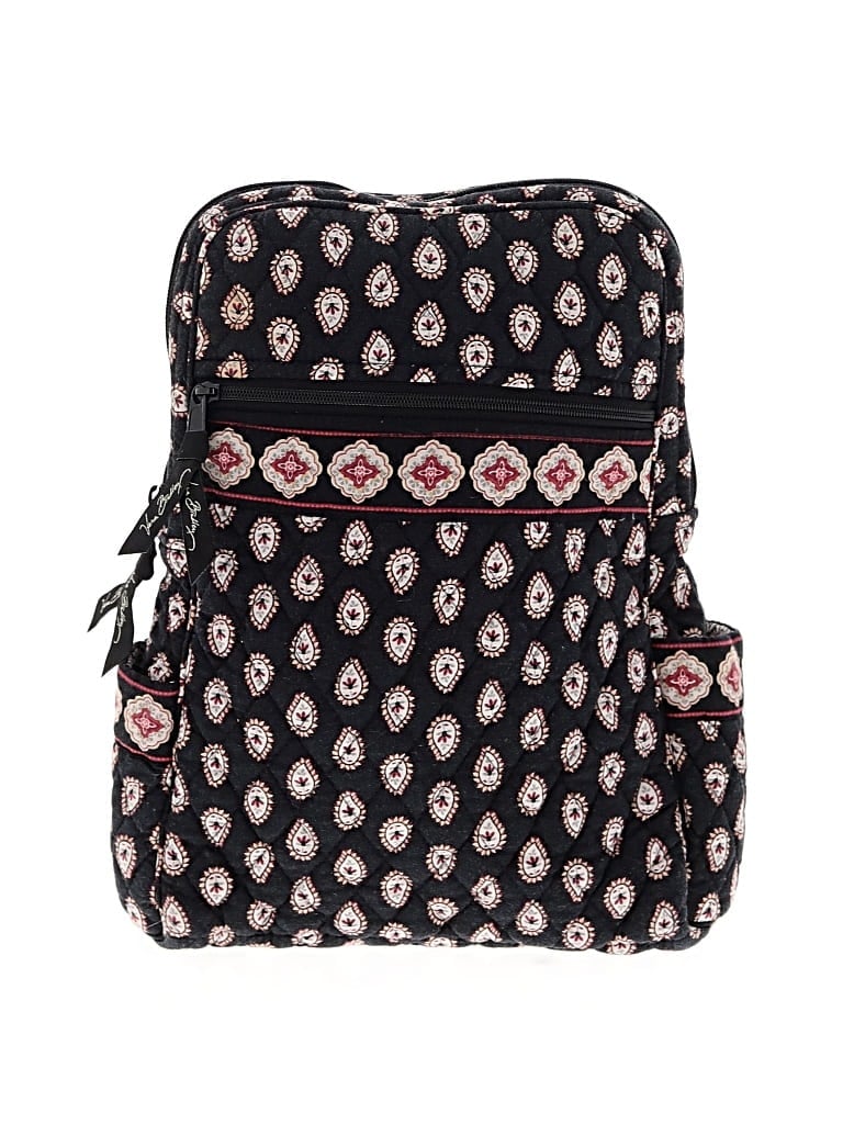 Pre-owned Vera Bradley Backpack In Black