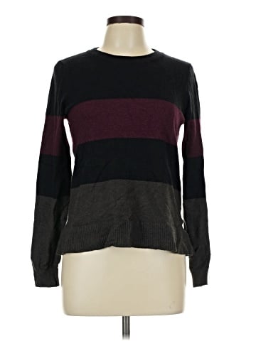 Hem & Thread Pullover Sweater (view 1)