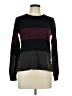 Hem & Thread Color Block Black Pullover Sweater Size L - photo 1