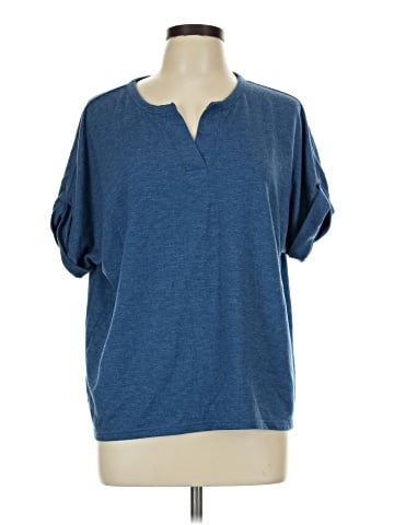 Banana Republic Factory Store Short Sleeve Henley (view 1)