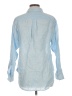 J. McLaughlin 100% Linen Blue Long Sleeve Button-Down Shirt Size M - photo 2