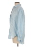 J. McLaughlin 100% Linen Blue Long Sleeve Button-Down Shirt Size M - photo 5