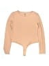 Francesca's Tan Bodysuit Size XL - photo 1