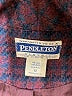 Pendleton 100% Wool Plaid Burgundy Wool Blazer Size 12 - photo 6