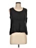 Flax 100% Linen Black Sleeveless Blouse Size 6 (S) - photo 1