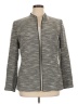 Kasper Chevron-herringbone Gray Jacket Size 16 - photo 1