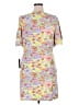 BCBGMAXAZRIA Print Gray Casual Dress Size XL - photo 2